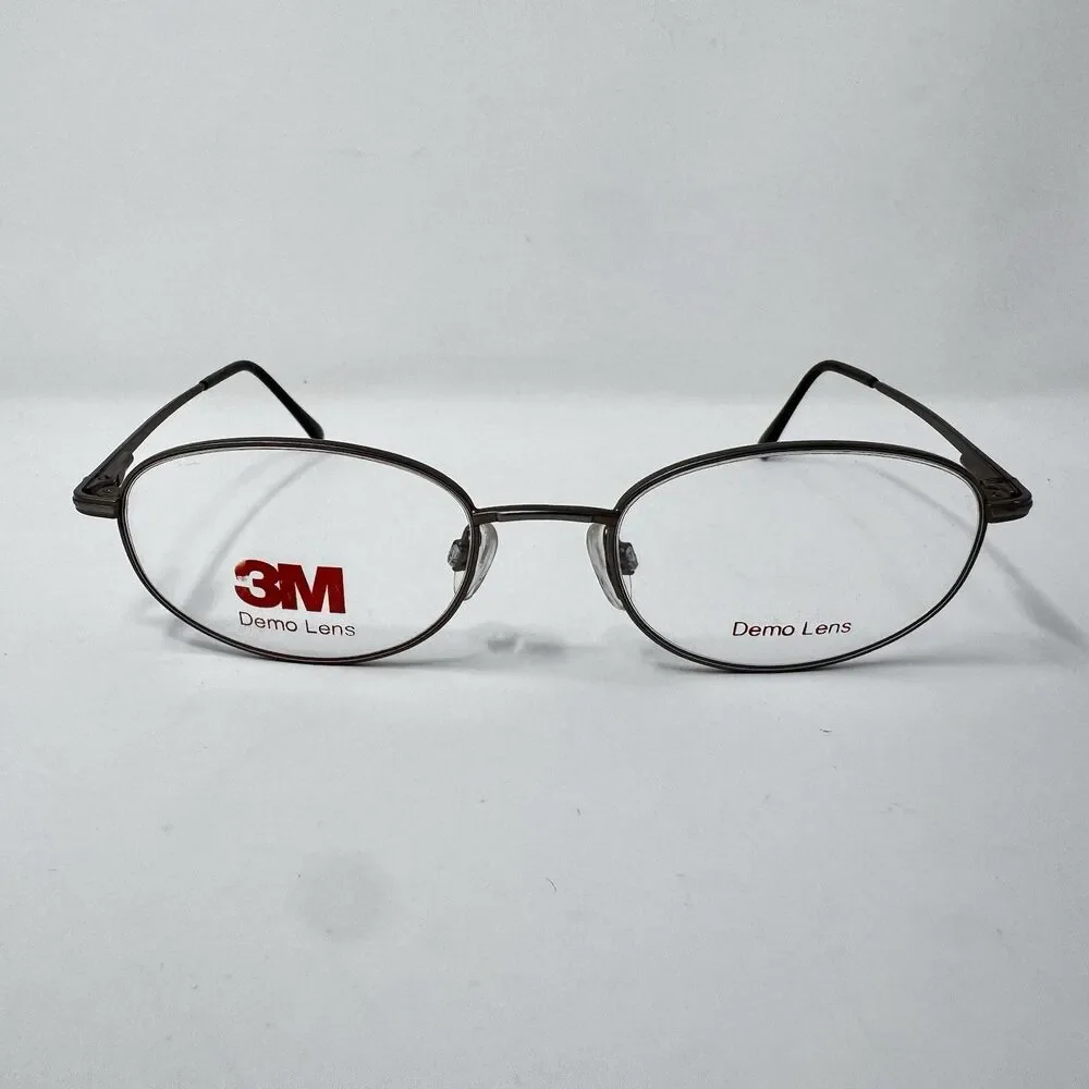 3M DP810 Brown Safety Eyeglass Frames 51-19-145 ANSI Z87-2 Demo Lenses